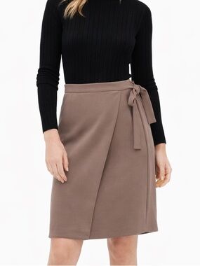 Wilfred Aritzia Bonneton Wrap Pencil Skirt Made Japan Medium